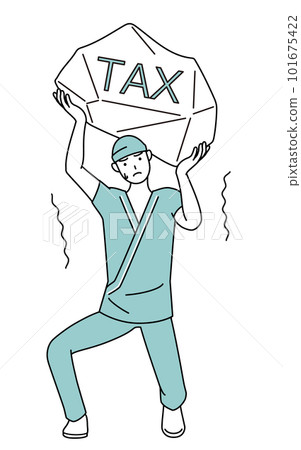 遭受增稅之苦的男性醫院患者 101675422