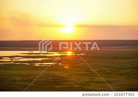 Sunset seen from Kakadu National Park in northern Australia Sunset seen from Kakadu National Park in northern Australia 101677565