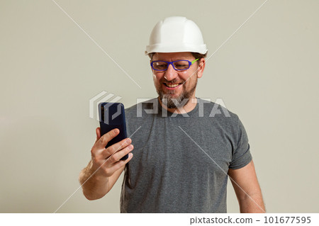 The guy shows talking on the phone 101677595