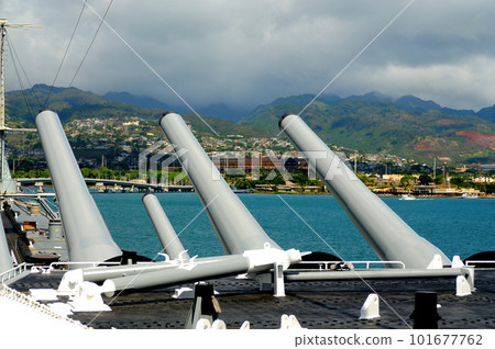 U.S.S. Battleship Missouri Guns U.S.S. Battleship Missouri Guns 101677762