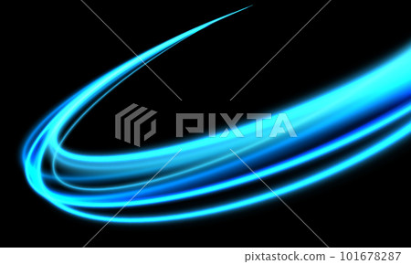 Abstract blue light speed curve motion on black design modern futuristic technology background vector Abstract blue light speed curve motion on black design modern futuristic technology background vector 101678287
