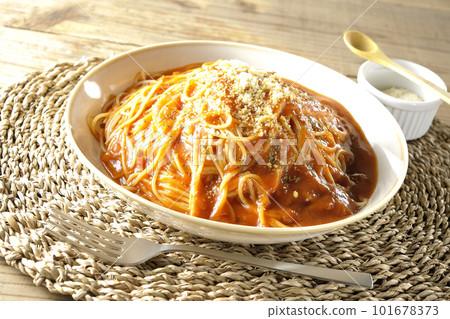 Large Meat Sauce Pasta Large Meat Sauce Pasta 101678373