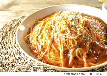 Large Meat Sauce Pasta Large Meat Sauce Pasta 101678379