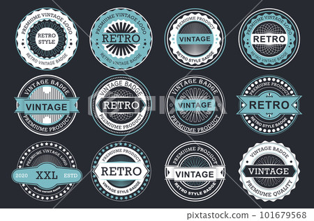 Collection sale labels. Stickers premium quality flat style for social media ads and banners, website badges, marketing, labels and stickers for online shopping templates. Vector illustration. 101679568