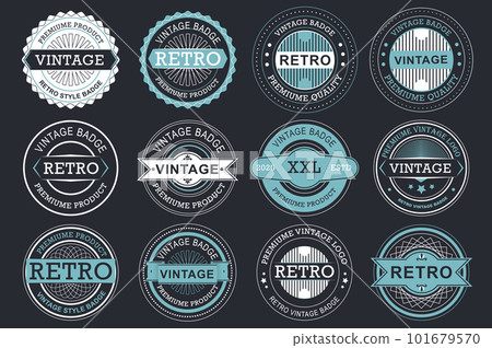 Collection sale labels. Stickers premium quality flat style for social media ads and banners, website badges, marketing, labels and stickers for online shopping templates. Vector illustration. 101679570