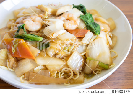 Delicious Gomoku Ankake Yakisoba Delicious Gomoku Ankake Yakisoba 101680379