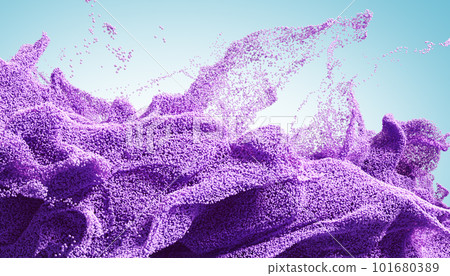 Abstract sandy wave splash fly in the air on colour background. Abstract sandy wave splash fly in the air on colour background. 101680389