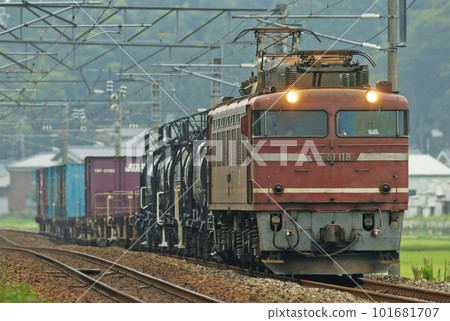 北陸本線蘆原溫泉 - Hosorogi JR Freight EF81-118（富山） 101681707