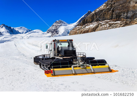 Snowcat, machine for snow removal, preparation ski trails, snow groomer 101682250
