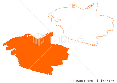 Overbetuwe municipality (Kingdom of the Netherlands, Holland, Gelderland or Guelders province) map vector illustration, scribble sketch Overbetuwe map Overbetuwe municipality (Kingdom of the Netherlands, Holland, Gelderland or Guelders province) map vector illustration, scribble sketch Overbetuwe map 101686476