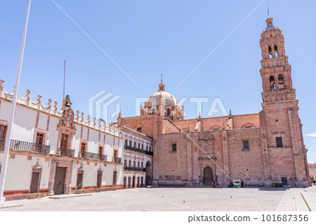 Plaza and Zacatecas Cathedral 101687356