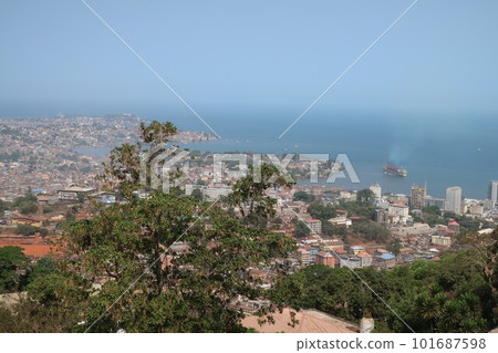 Free Town, the capital of the Republic of Sierra Leone 101687598