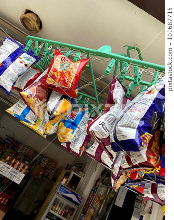 Sweets sold at a small shop in the Philippines 101687715