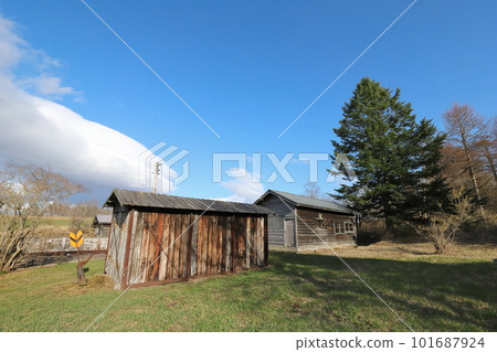 Hokkaido Betsukai Former Shibetsu Line Okuyukiusu Station Storage Hut 101687924