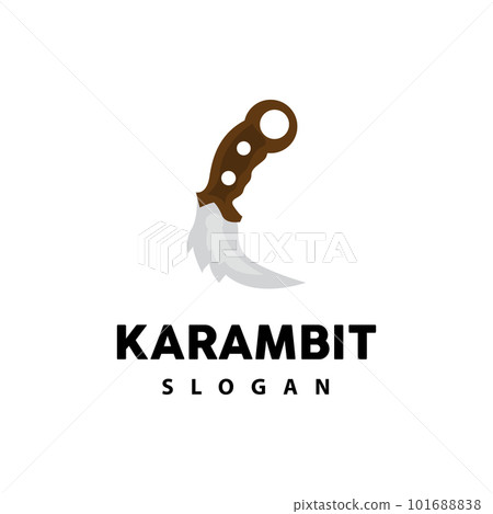 Kerambit Logo, Indonesia Fighting Weapon Vector, Ninja Fighting Tool Simple Design, Template Illustration Symbol Icon Kerambit Logo, Indonesia Fighting Weapon Vector, Ninja Fighting Tool Simple Design, Template Illustration Symbol Icon 101688838