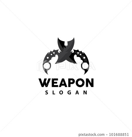 Kerambit Logo, Indonesia Fighting Weapon Vector, Ninja Fighting Tool Simple Design, Template Illustration Symbol Icon Kerambit Logo, Indonesia Fighting Weapon Vector, Ninja Fighting Tool Simple Design, Template Illustration Symbol Icon 101688851