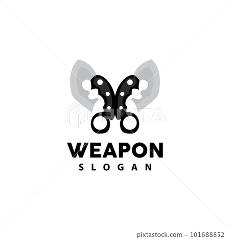 Kerambit Logo, Indonesia Fighting Weapon Vector, Ninja Fighting Tool Simple Design, Template Illustration Symbol Icon Kerambit Logo, Indonesia Fighting Weapon Vector, Ninja Fighting Tool Simple Design, Template Illustration Symbol Icon 101688852