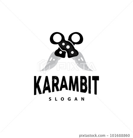 Kerambit Logo, Indonesia Fighting Weapon Vector, Ninja Fighting Tool Simple Design, Template Illustration Symbol Icon Kerambit Logo, Indonesia Fighting Weapon Vector, Ninja Fighting Tool Simple Design, Template Illustration Symbol Icon 101688860