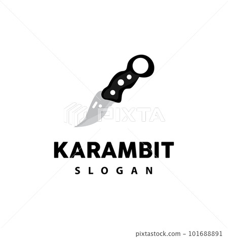 Kerambit Logo, Indonesia Fighting Weapon Vector, Ninja Fighting Tool Simple Design, Template Illustration Symbol Icon Kerambit Logo, Indonesia Fighting Weapon Vector, Ninja Fighting Tool Simple Design, Template Illustration Symbol Icon 101688891