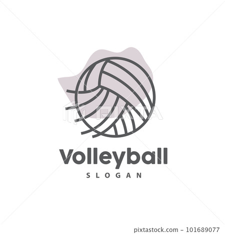 Volleyball Logo, Sport Simple Design, World Sports Tournament Vector, Illustration Symbol Icon Volleyball Logo, Sport Simple Design, World Sports Tournament Vector, Illustration Symbol Icon 101689077