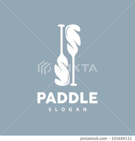 Paddle Logo, Boat Paddle Vector, Crossed Paddle Icon, Illustration Symbol Simple Design 101689112