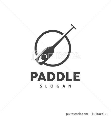Paddle Logo, Boat Paddle Vector, Crossed Paddle Icon, Illustration Symbol Simple Design Paddle Logo, Boat Paddle Vector, Crossed Paddle Icon, Illustration Symbol Simple Design 101689120