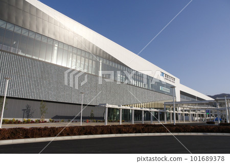 建設中的北陸新幹線越前武生站2023年3月 101689378