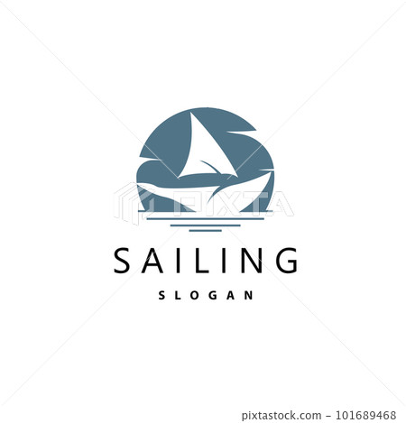 Sailboat Logo Design, Fishing Boat Illustration, Fishing Boat Company Brand Vector Icon, Boat Shop Design, Fish Shop, Transportation Sailboat Logo Design, Fishing Boat Illustration, Fishing Boat Company Brand Vector Icon, Boat Shop Design, Fish Shop, Transportation 101689468