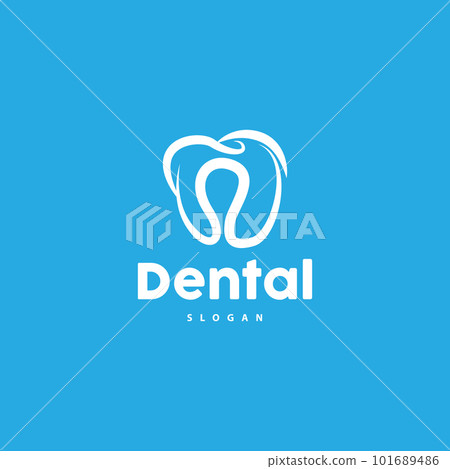 Tooth logo, Dental Health Vector, Care Brand Illustration Tooth logo, Dental Health Vector, Care Brand Illustration 101689486