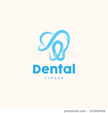 Tooth logo, Dental Health Vector, Care Brand Illustration Tooth logo, Dental Health Vector, Care Brand Illustration 101689488