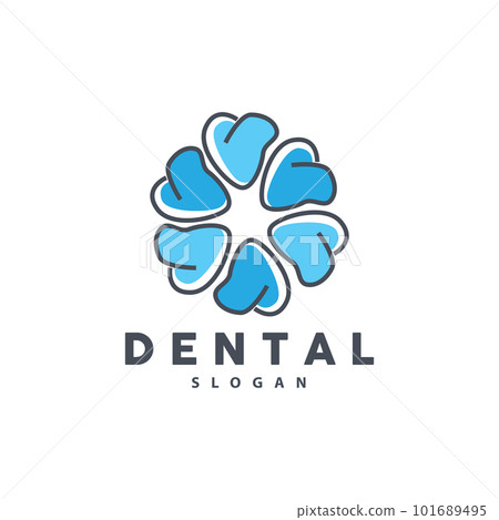 Tooth logo, Dental Health Vector, Care Brand Illustration Tooth logo, Dental Health Vector, Care Brand Illustration 101689495