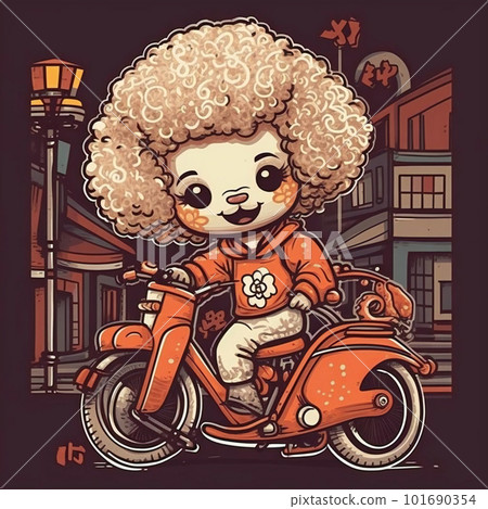 toy poodle girl riding a bike toy poodle girl riding a bike 101690354