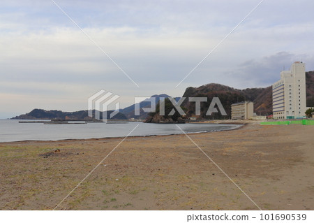 伊豆松崎町海灘淡季風景（松崎海灘） 101690539