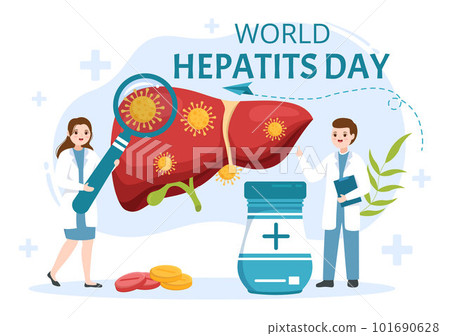 World Hepatitis Day Vector Illustration of Patient Diseased Liver, Cancer and Cirrhosis in Health Care Flat Cartoon Hand Drawn Landing Page Templates World Hepatitis Day Vector Illustration of Patient Diseased Liver, Cancer and Cirrhosis in Health Care Flat Cartoon Hand Drawn Landing Page Templates 101690628
