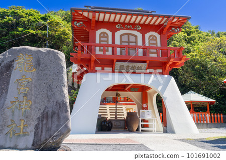 "Kagoshima Prefecture" Ryugu Shrine (Nagasaki nose) 101691002