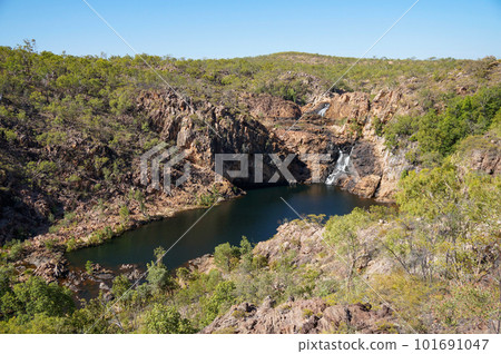 Edith Falls in Nitmiluk National Park Edith Falls in Nitmiluk National Park 101691047