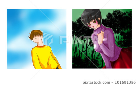Aozora Boy and Crymori Girl 101691386