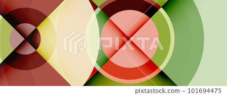 Circle trendy minimal geometric abstract background. Vector Illustration For Wallpaper, Banner, Background, Card, Book Illustration, landing page Circle trendy minimal geometric abstract background. Vector Illustration For Wallpaper, Banner, Background, Card, Book Illustration, landing page 101694475