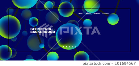 Line points connections geometric abstract background Line points connections geometric abstract background 101694567