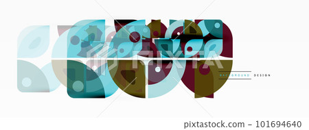 Lines, squares, circles and triangles. Geometric abstract background for wallpaper, banner, background, presentation or landing page Lines, squares, circles and triangles. Geometric abstract background for wallpaper, banner, background, presentation or landing page 101694640