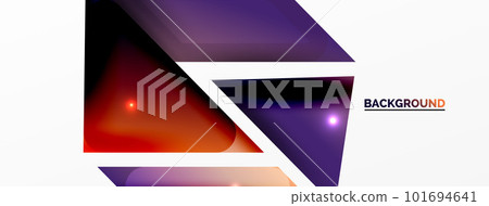 Dynamic 3d geometric abstract background. Triangles and other simple forms composition. Vector Illustration For Wallpaper, Banner, Background, Card, Book Illustration, landing page Dynamic 3d geometric abstract background. Triangles and other simple forms composition. Vector Illustration For Wallpaper, Banner, Background, Card, Book Illustration, landing page 101694641