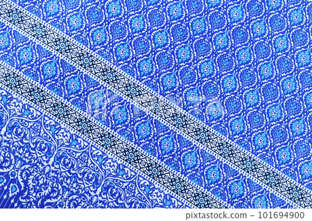 The beautiful of art Indonesian Batik Pattern for Background. 101694900