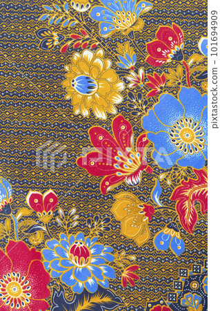 The Batik design in Malaysian traditional concept. 101694909