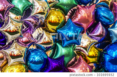 many colorful balloons and air stars forming a bright background, for your desktop many colorful balloons and air stars forming a bright background, for your desktop 101695932