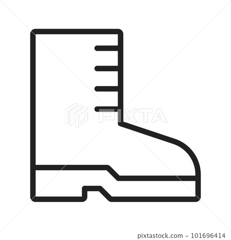 Long Boots icon vector image. Suitable for mobile apps, web apps and print media. 101696414