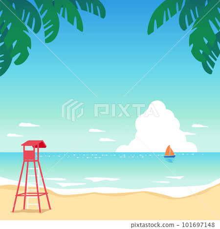 Summer seaside landscape Summer seaside landscape 101697148