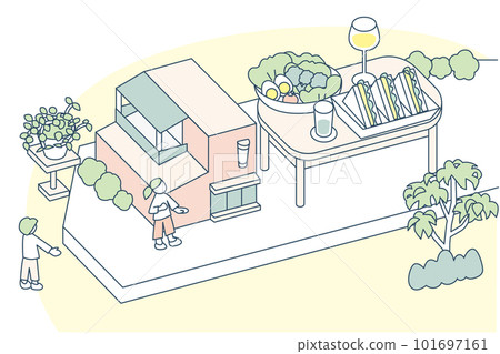 三明治和飲料等零食 三明治和飲料等零食 101697161