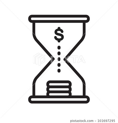 Investment Timing icon vector image. Suitable for mobile apps, web apps and print media. Investment Timing icon vector image. Suitable for mobile apps, web apps and print media. 101697295