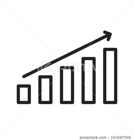 Graph icon vector image. Suitable for mobile apps, web apps and print media. Graph icon vector image. Suitable for mobile apps, web apps and print media. 101697508