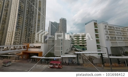 Sham Shui Po, downtown city Hong Kong 15 April 2023 Sham Shui Po, downtown city Hong Kong 15 April 2023 101698412